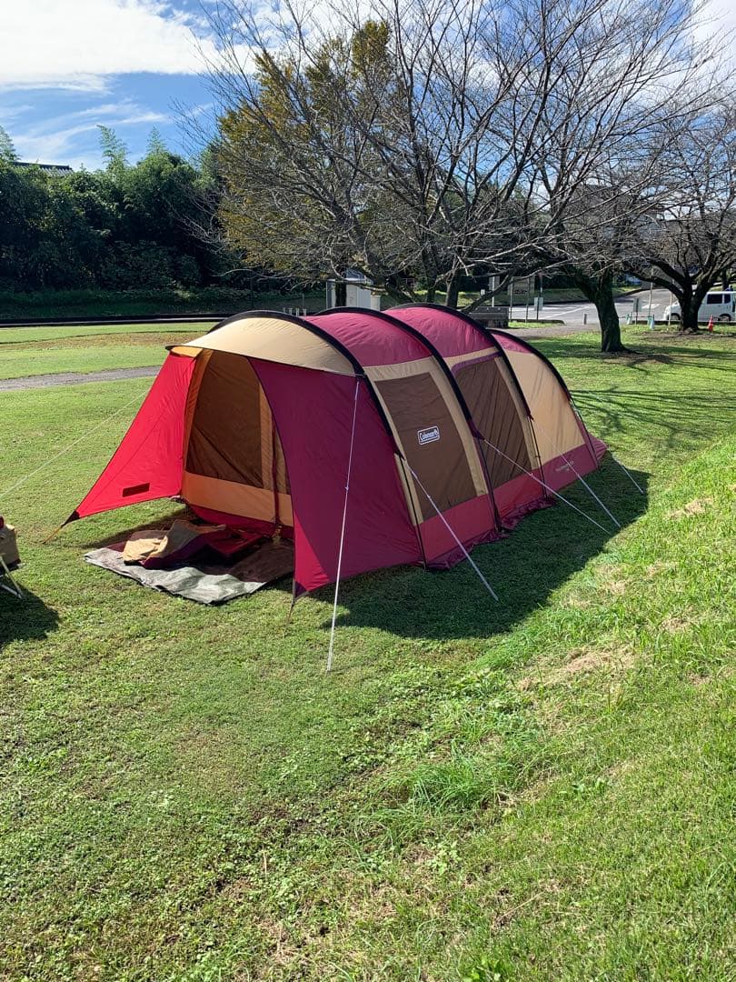 コールマンテント トンネル2ルームハウスLDX バーガンディ