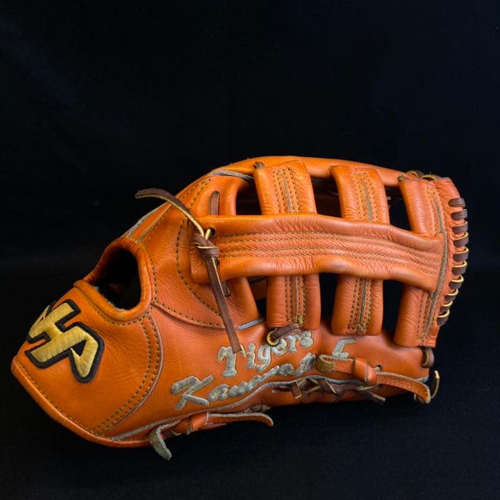 お宝品】阪神タイガース金本知憲実使用支給品グローブハタケヤマ硬式用