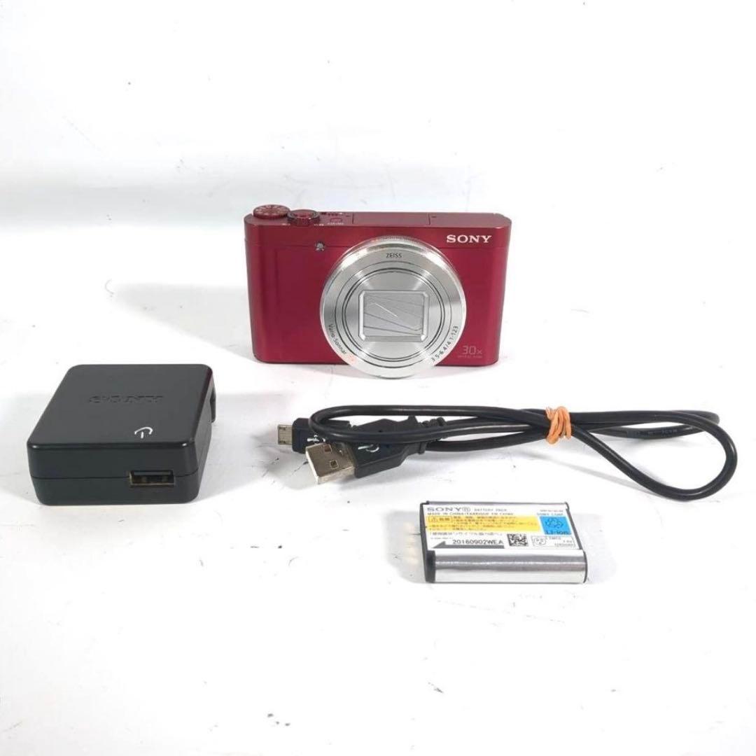【値下げ中！】Sony DSC-WX500 レッド コンパクトデジタルカメラ