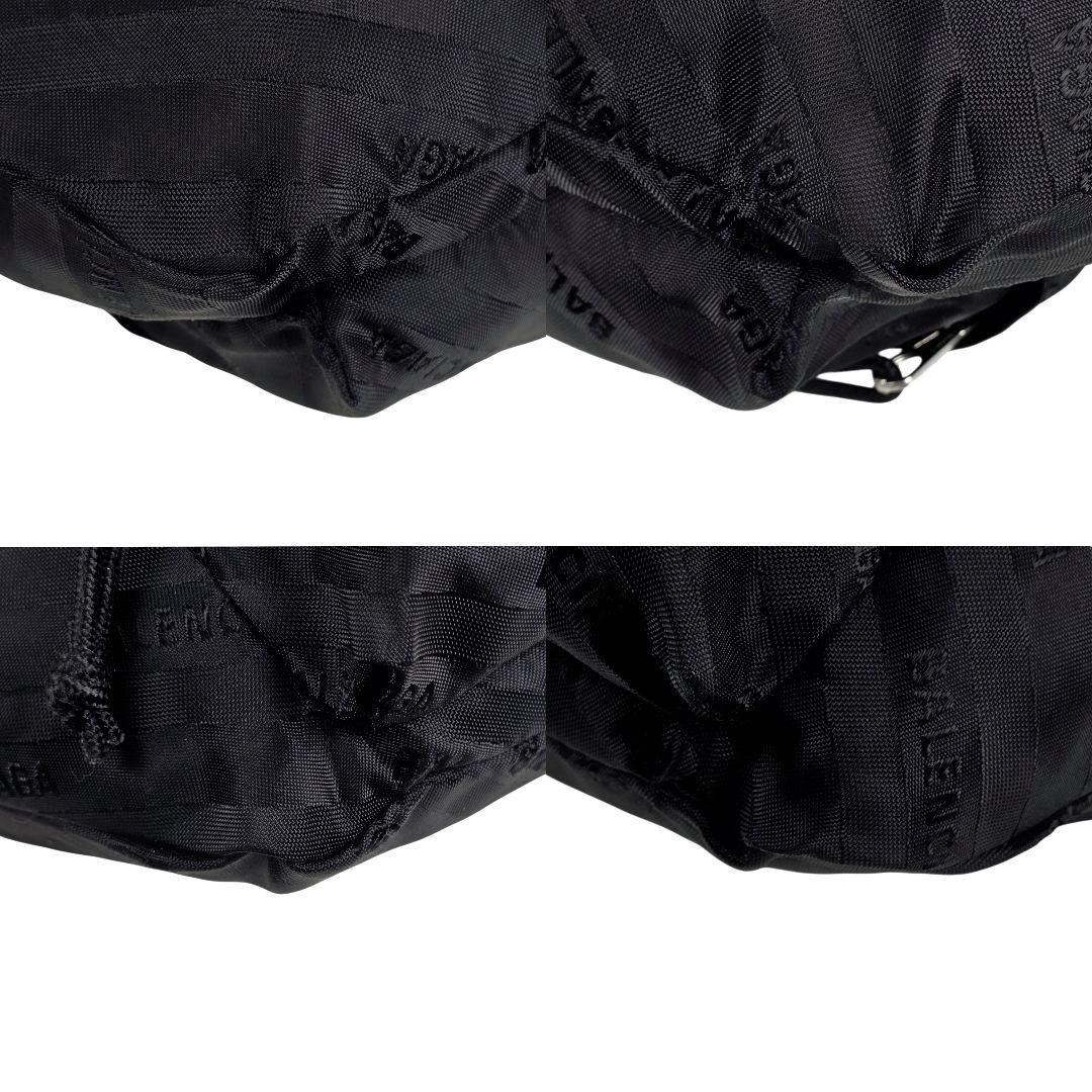 美品 バレンシアガ BALENCIAGA スリングバッグ ボディバッグ ブラック