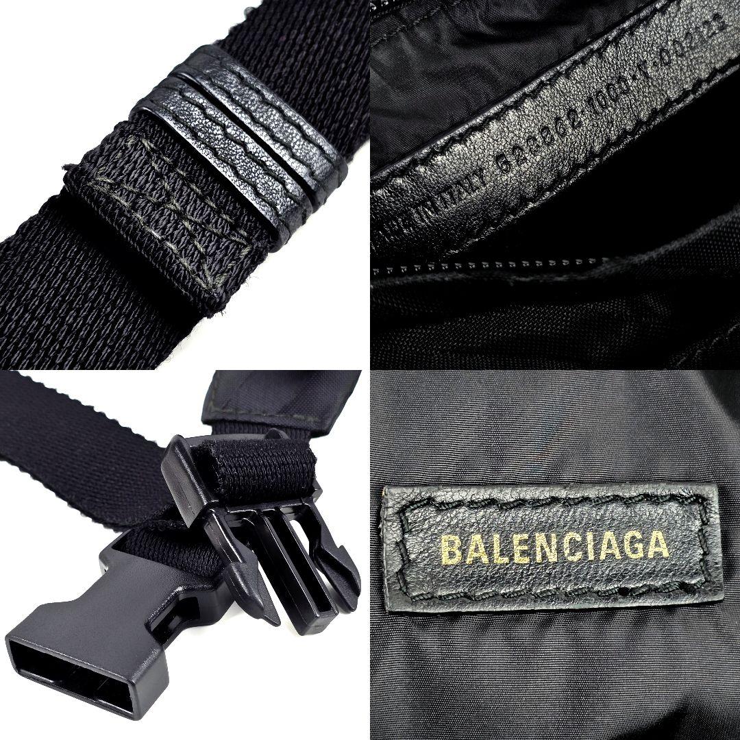 美品 バレンシアガ BALENCIAGA スリングバッグ ボディバッグ ブラック
