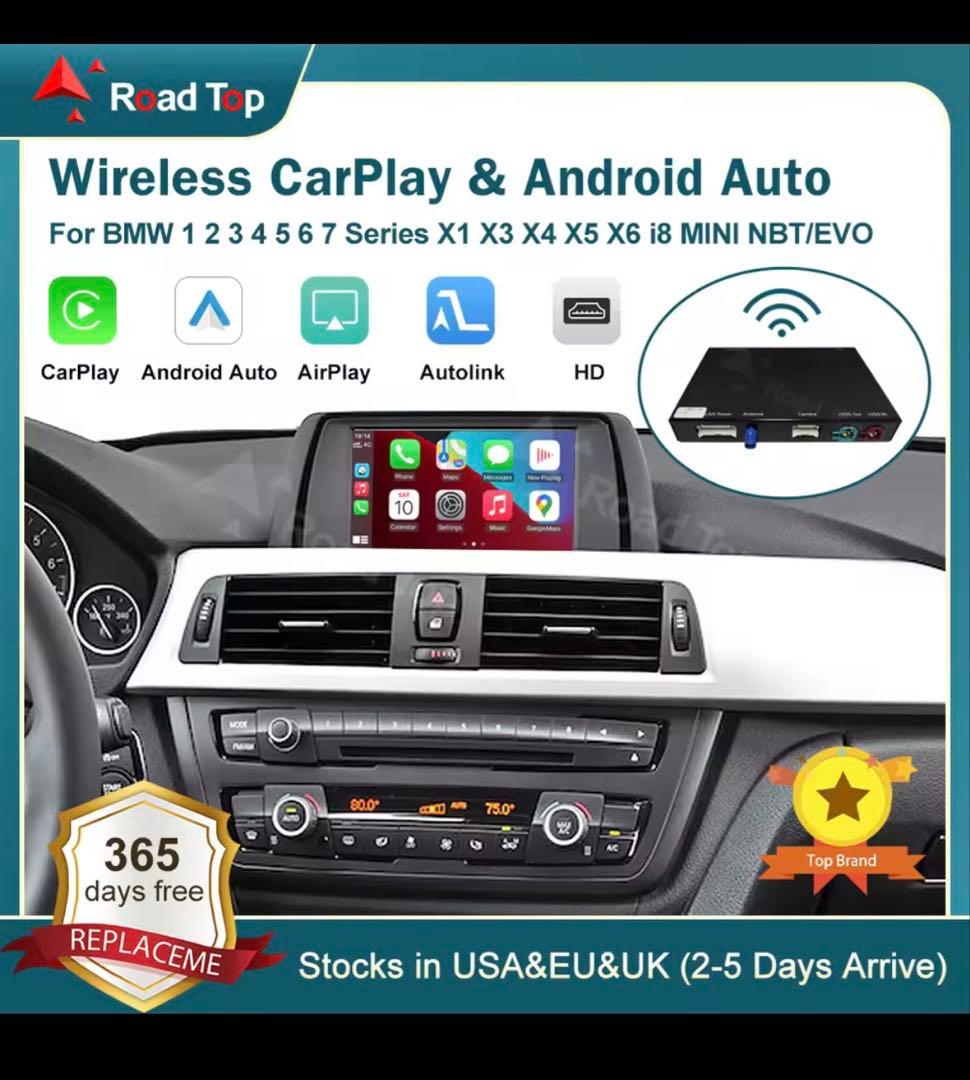 RoadTop ワイヤレス CarPlay BMW NBT EVO