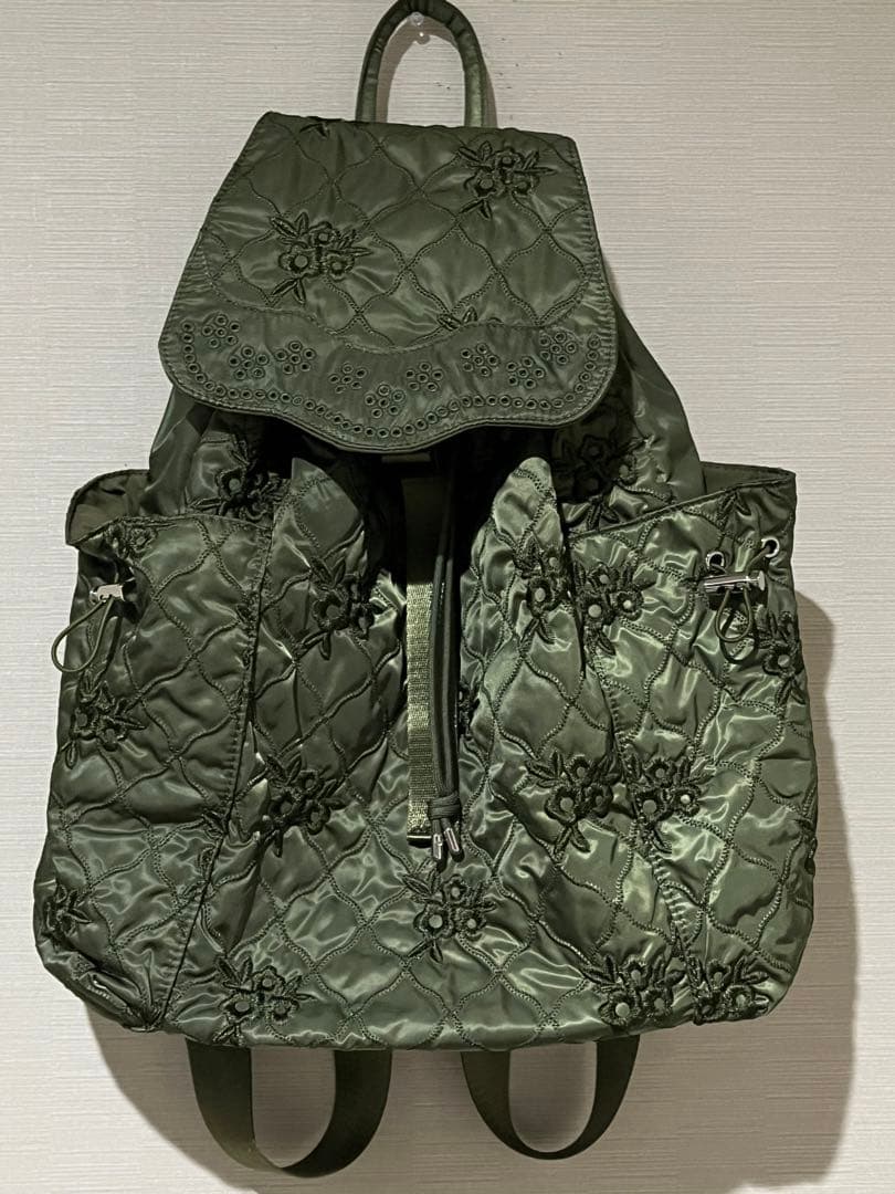 POPPY あさぎーにょ POINTE BACKPACK カーキ リュック