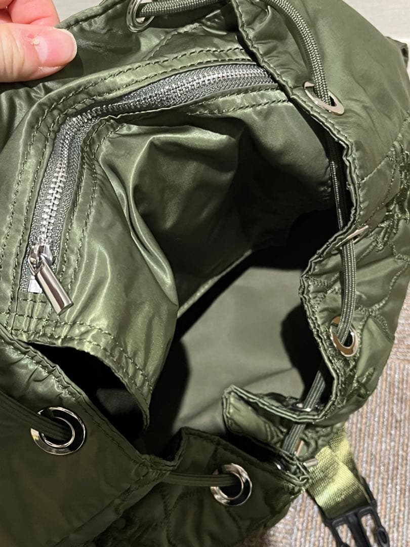 POPPY あさぎーにょ POINTE BACKPACK カーキ リュック