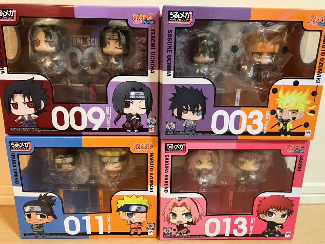 ちみメガ バディ NARUTO 4点セット まとめ ちみメガ バディシリーズ