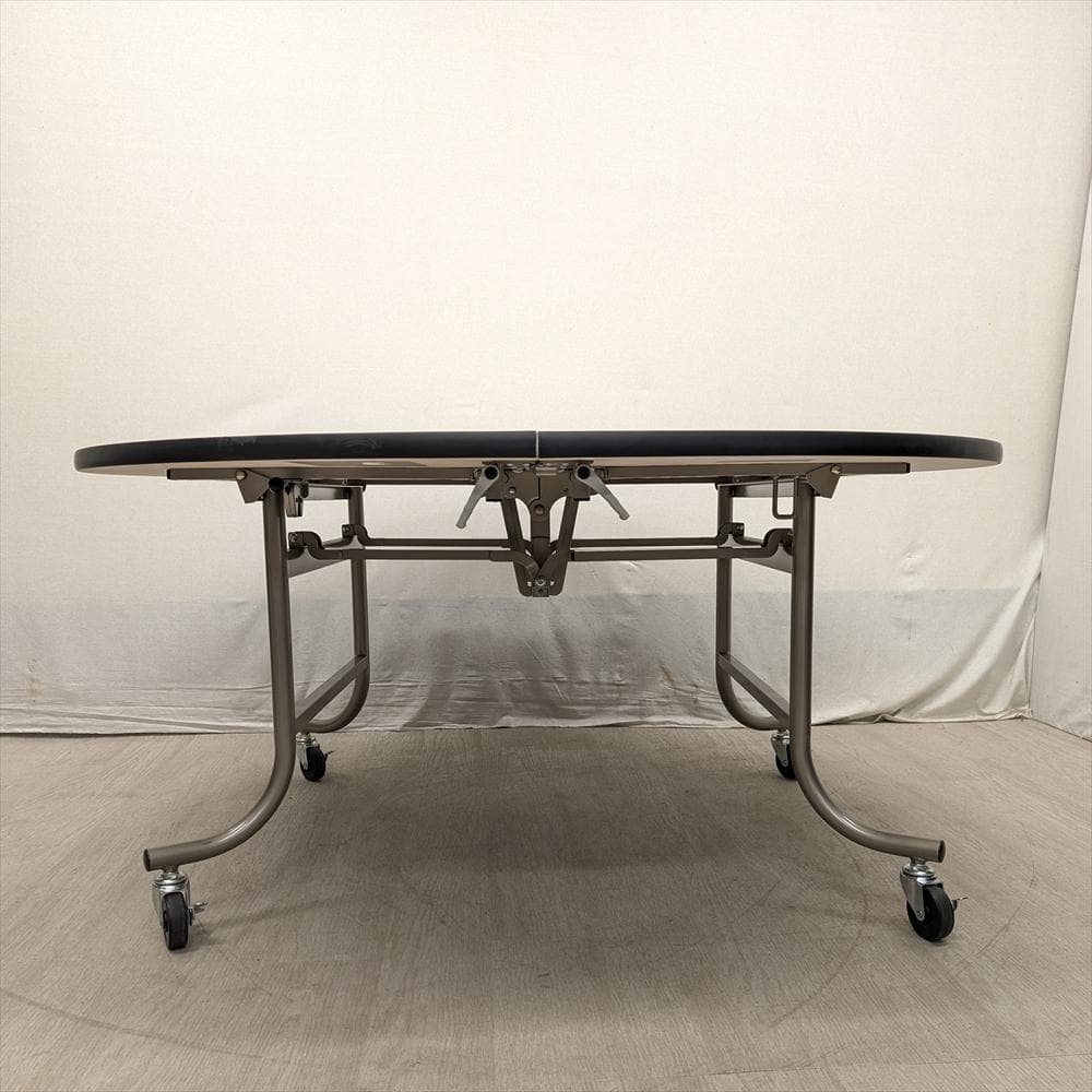 美品　直径150　フライトテーブル　折り畳み　円テーブル　会議　レセプション　B