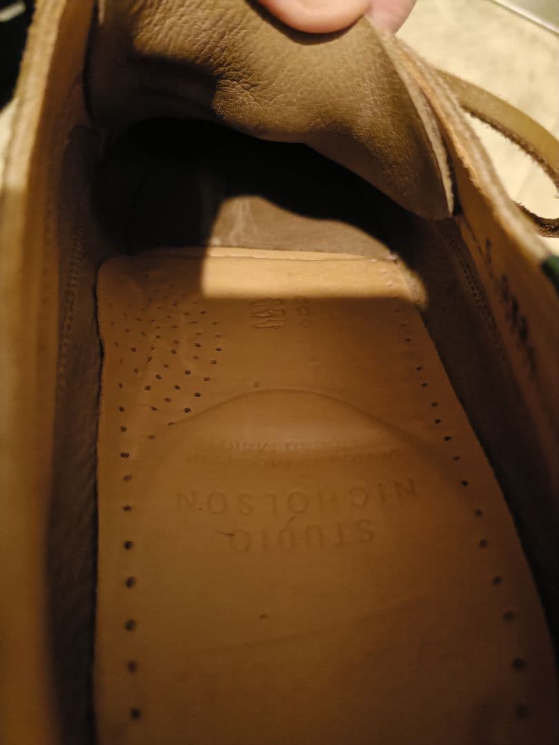 (UK5)(2024年購入)スタジオニコルソン スエードデッキシューズ