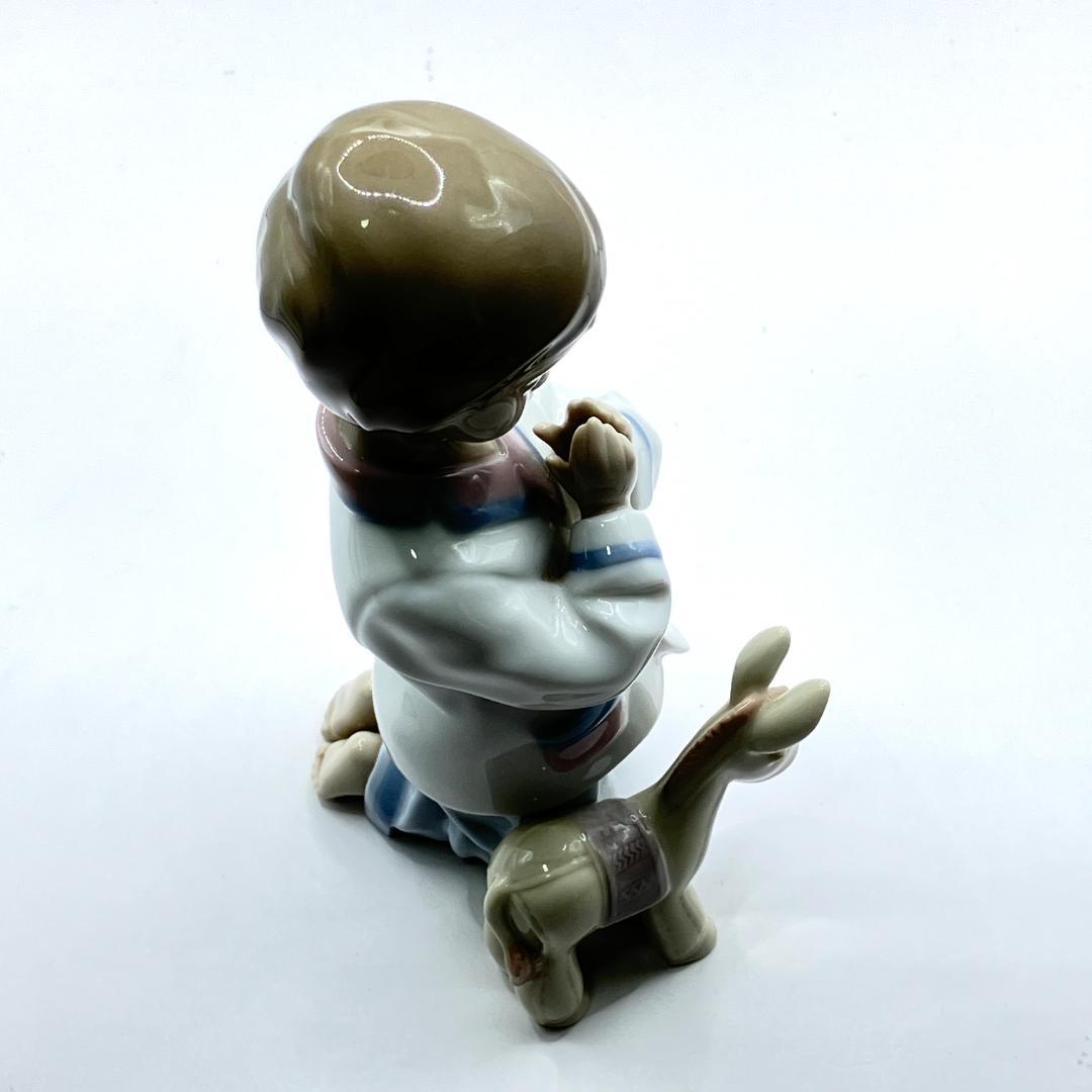 リヤドロ 仔馬と祈り 美品 陶器 アート インテリア 彫像 祈りのポーズ 希少