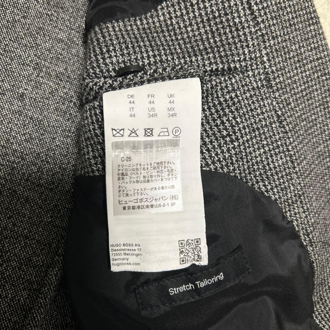 BOSS/HUGO BOSS ストレッチハウンドトゥーステーラードジャケット