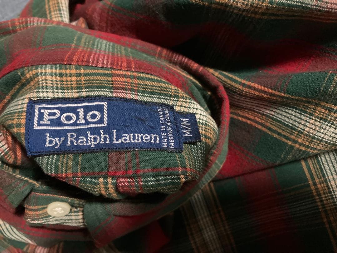 【希少】トロミ100% ラルフローレン レーヨン チェックシャツ 検） RRL