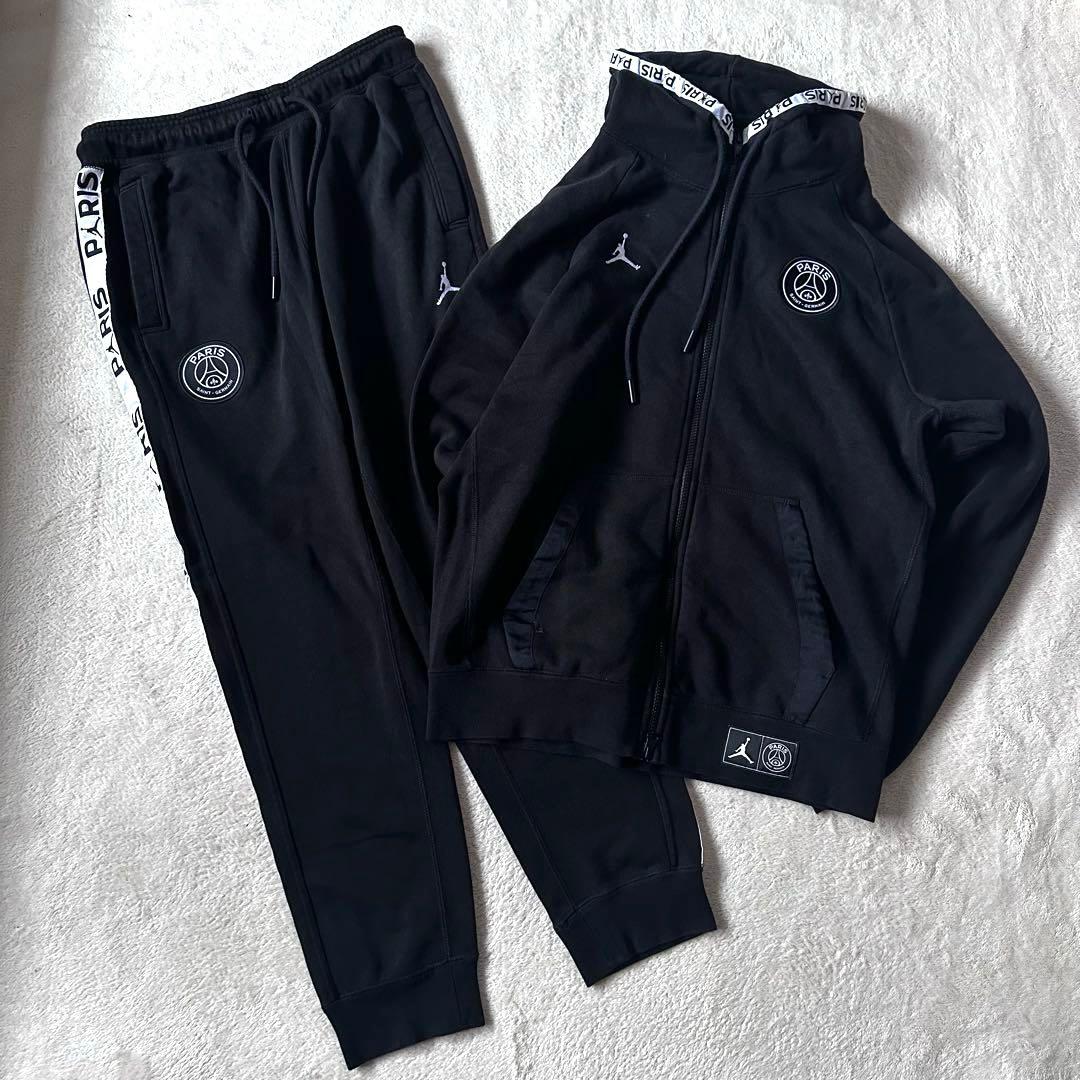 JORDAN パリサンジェルマン セットアップ メンズ L 上下 ジョーダン 黒
