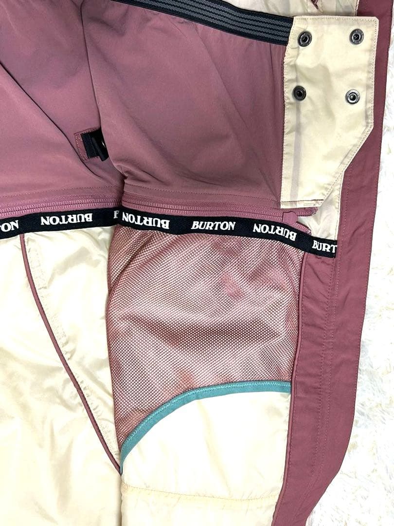 Burton ゴアテックス　フード付きジャケット Mサイズ　ピンク