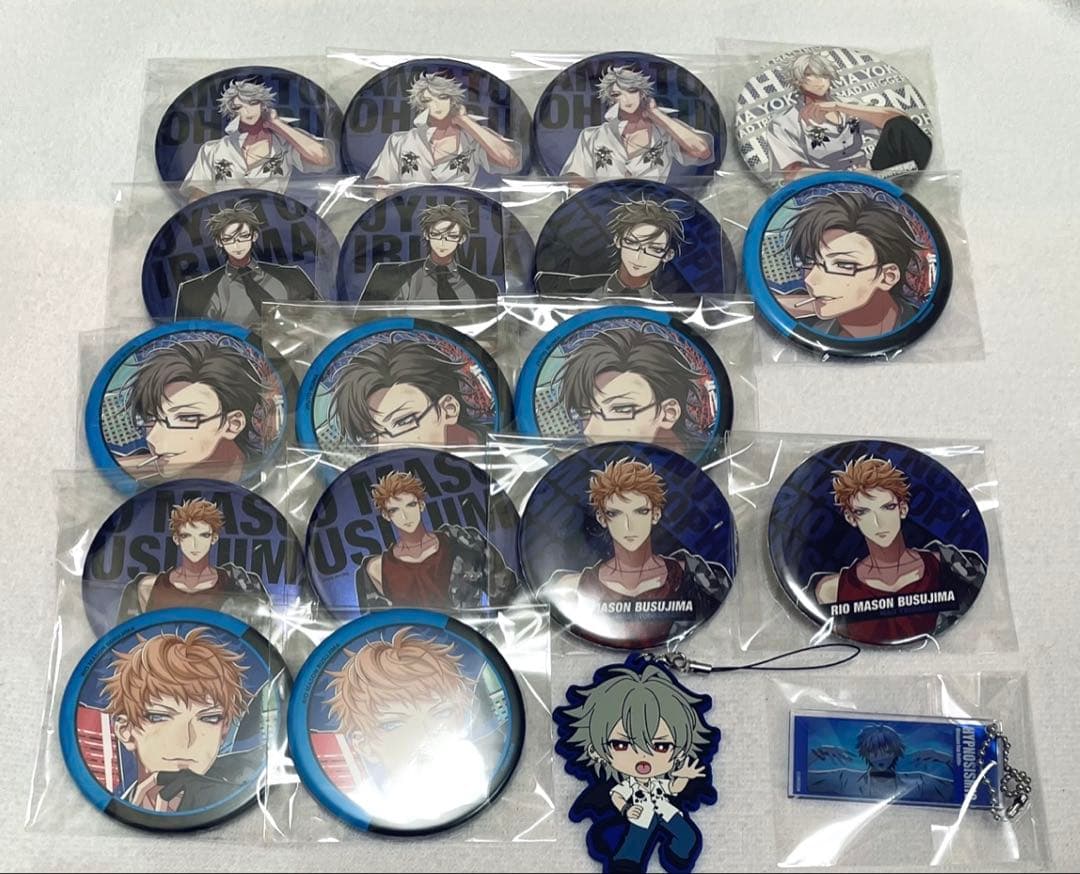 ヒプマイ ヒプノシスマイク 缶バッジ 左馬刻 銃兎 理鶯 ファンミ