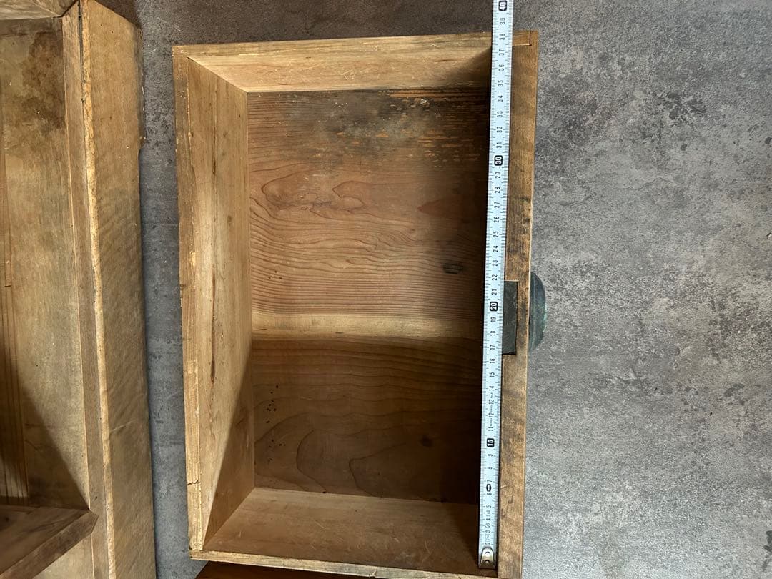 アンティーク 栗の木 本棚 オープンラック 飾り棚 古家具 店舗什器