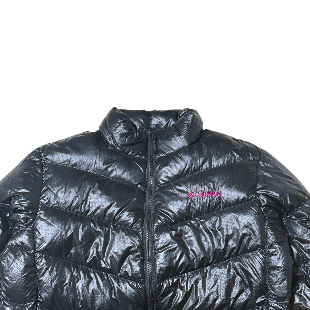 ガ*ー様 ✨超希少✨極暖Columbia ダウンジャケット ブラック L 光沢