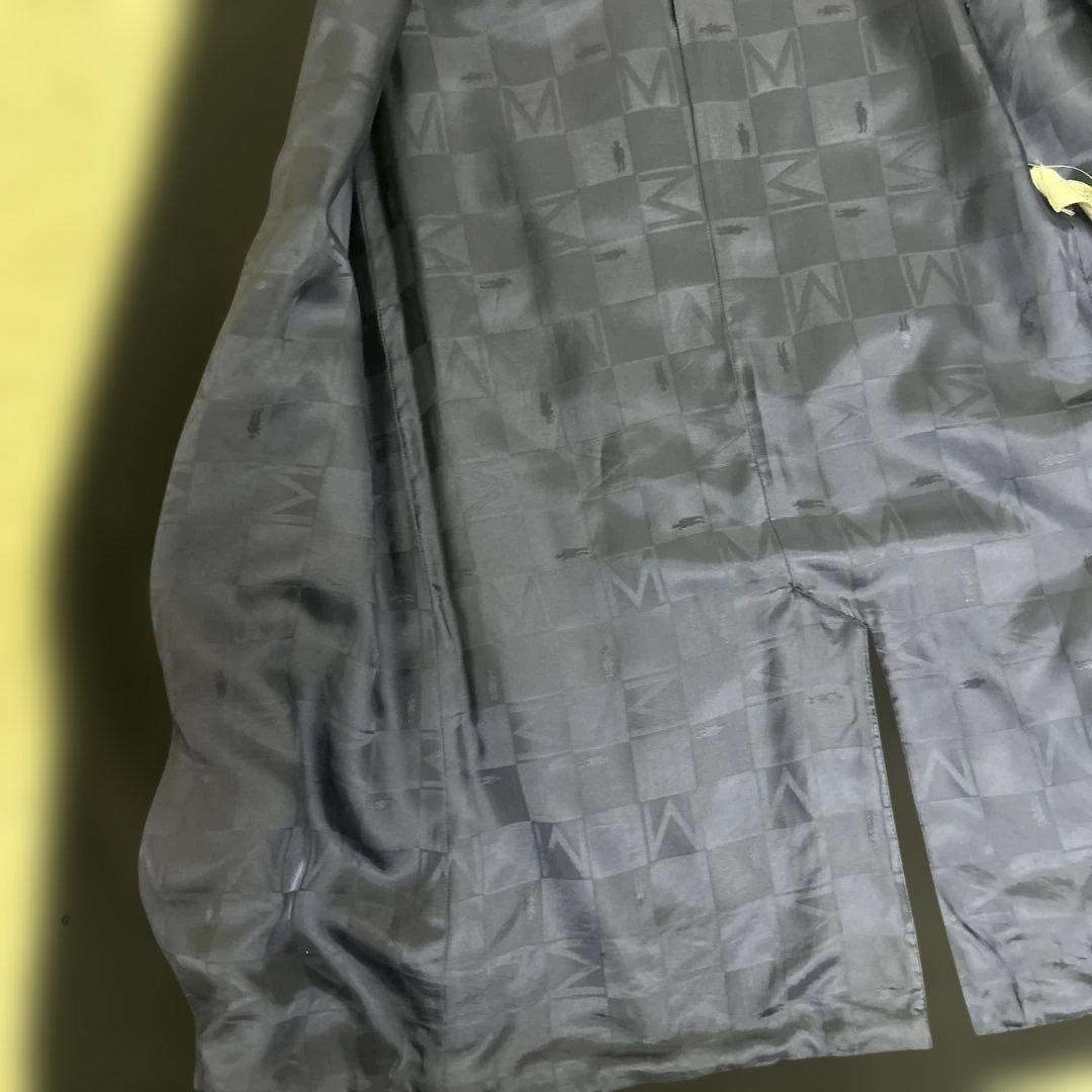 美品 マッキントッシュ ダンケルド カシミヤ混　ウール　ネイビー　裏地総柄