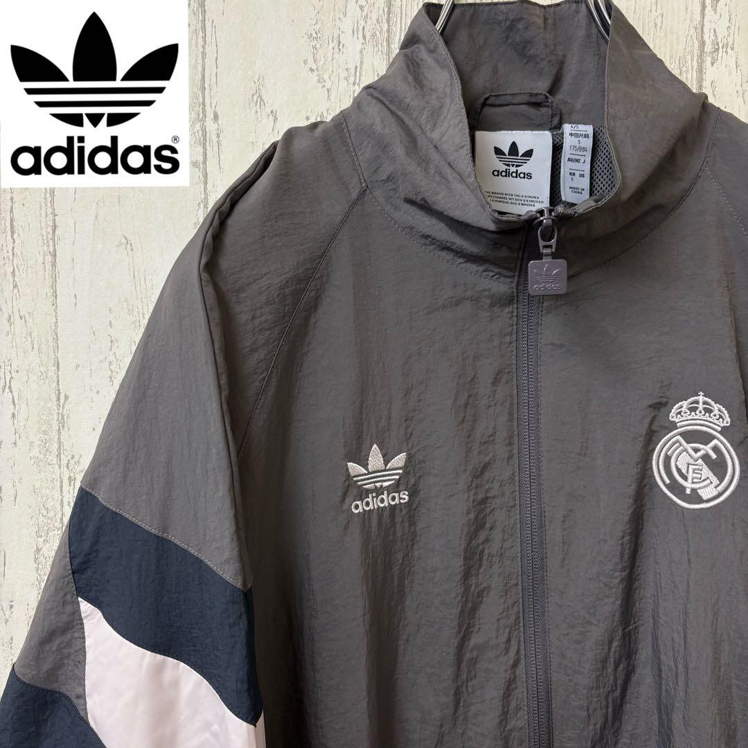 激レア】アディダスオリジナルス ナイロンジャケット レアルマドリード