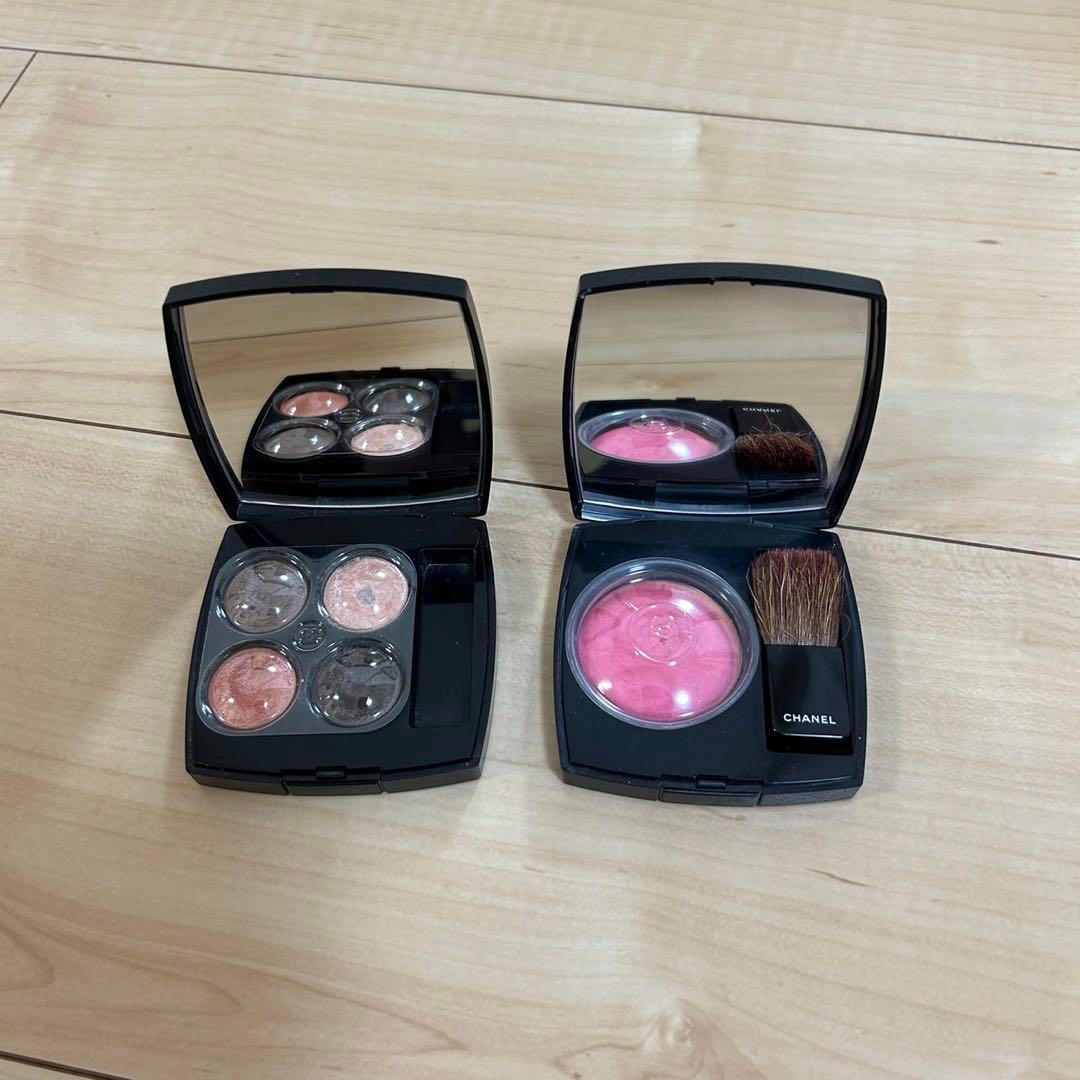 二個セット】シャネル チークカラー、アイシャドウ - メルカリ