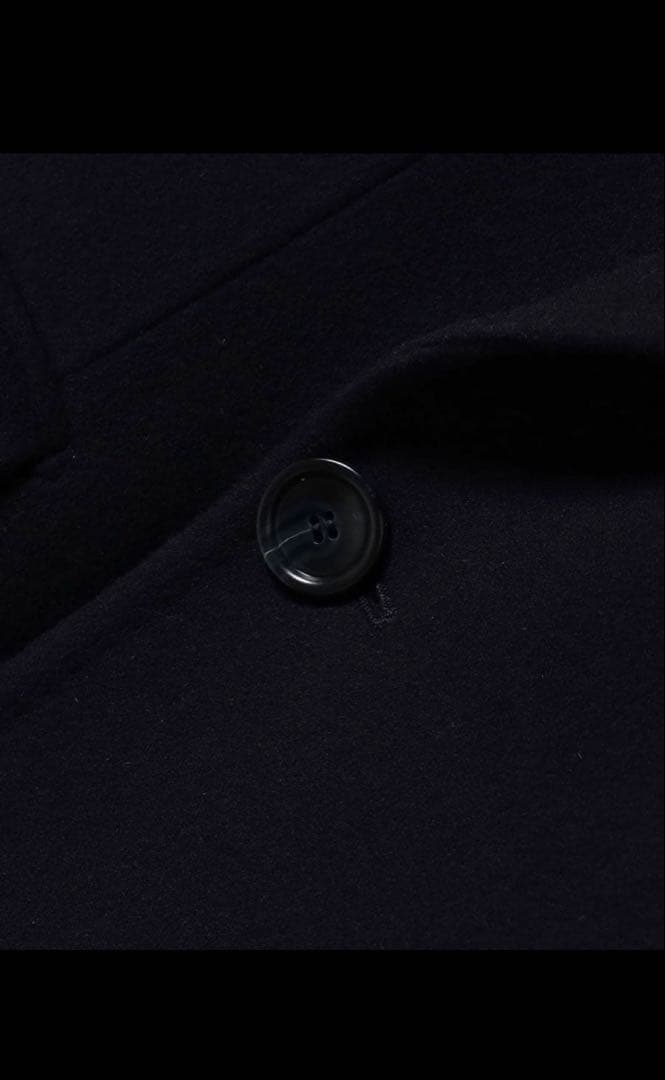 タリアトーレ /別注 RICH ウール ネイビー ダブルブレスト コート