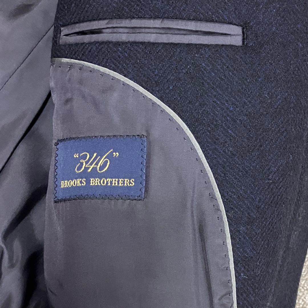 ツイード ブルックスブラザーズ ロング チェスターコート ヘリンボーン Lサイズ