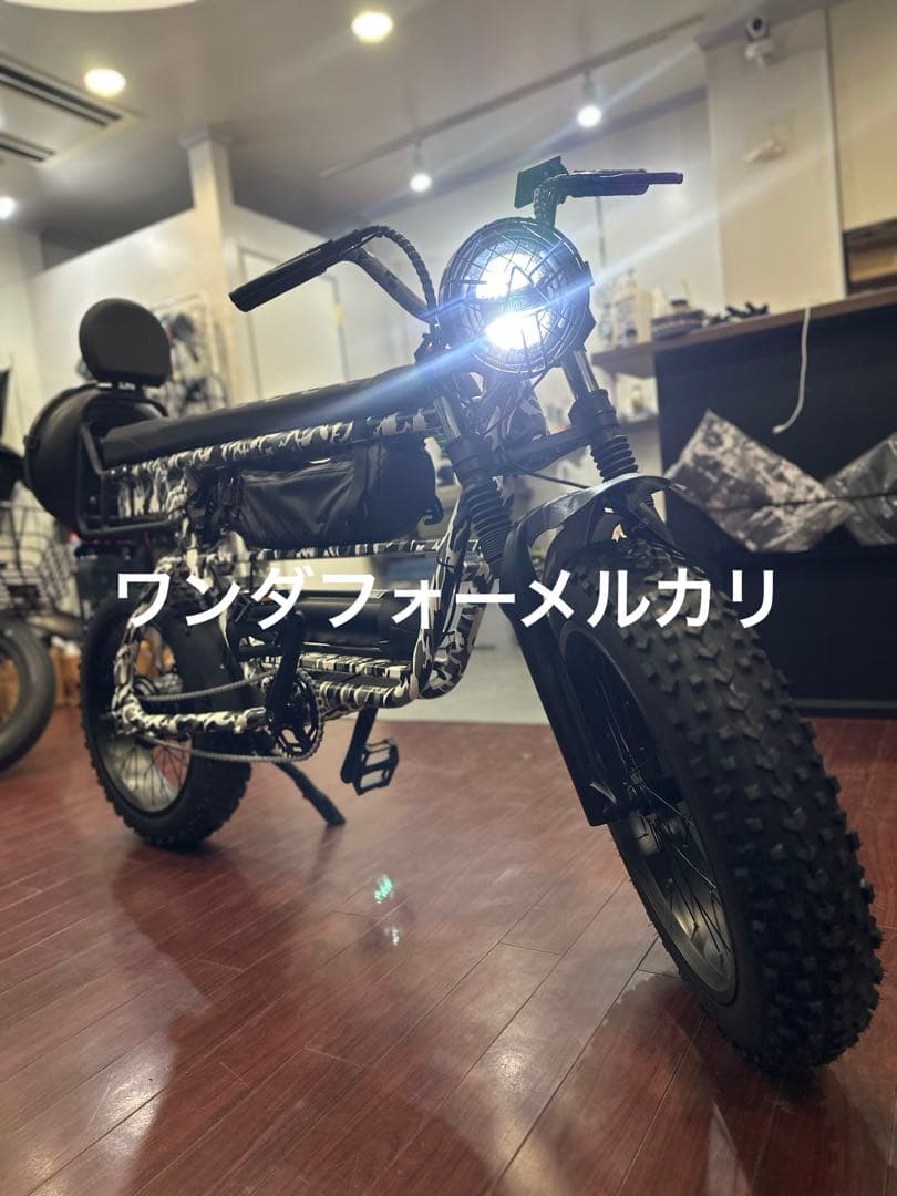 Maverick迷彩電動アシスト自転車トルクセンサー公道合法仕様48v18ah
