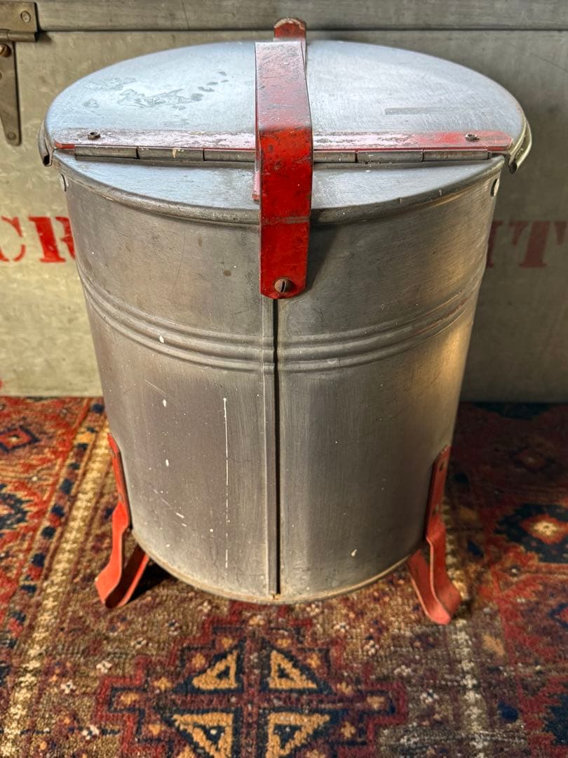 アンティーク雑貨 U.S.AJUSTRITE MFG CO Waste Can