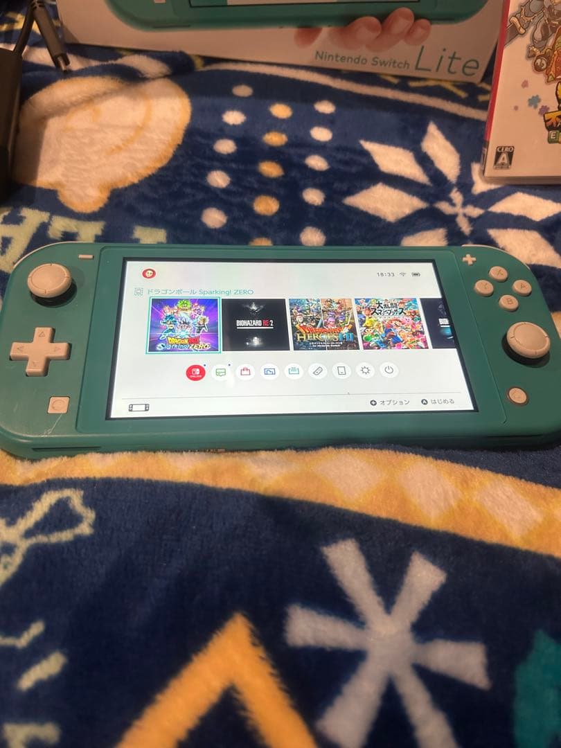 Switch Lite ターコイズ 本体 + ゲームソフト　スイッチライト