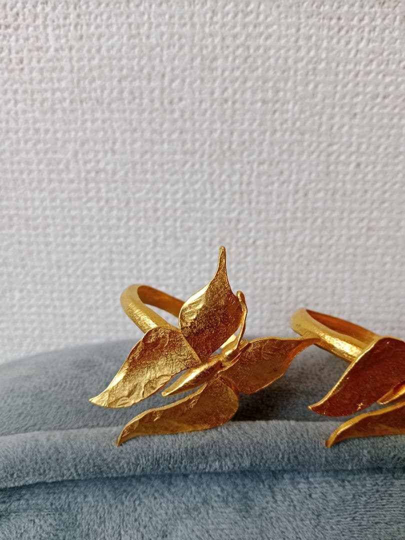 Edouard Rambaud エドワールランボー 蝶 ナプキンリング 3個