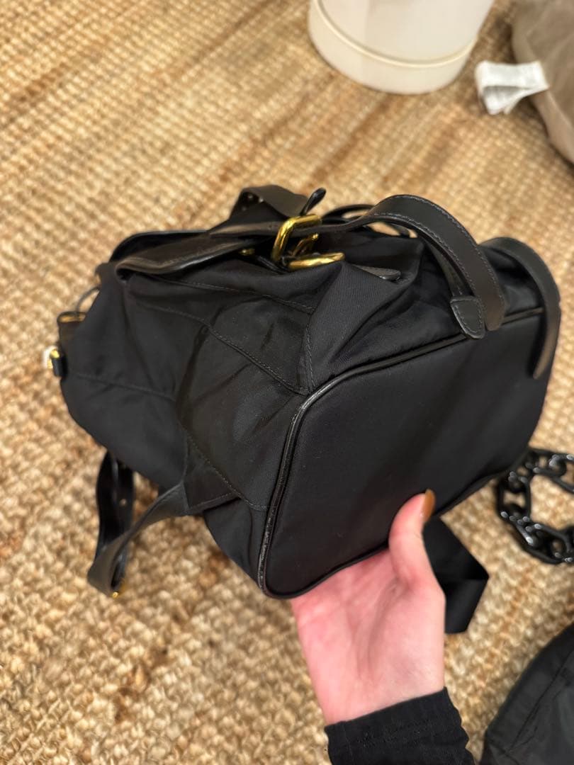 PRADA ブラックナイロンバックパック