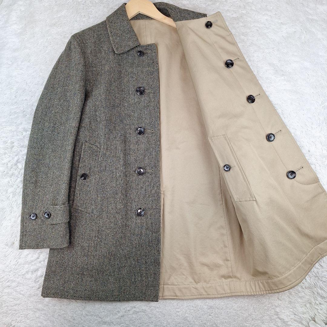 J.PRESS RADONOR ツイード　リバーシブル　ステンカラーコート　M