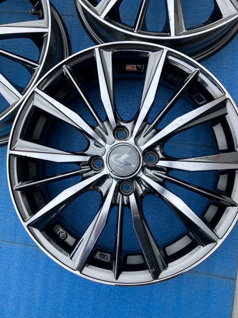 軽自動車用 中古アルミホイール４本セット WEDS LEONIS VX