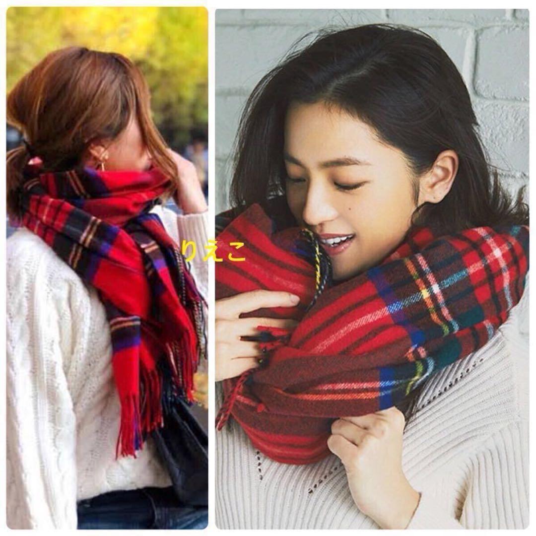 正規代理店タグ付き ジョンストンズ ストール 新品 深津絵里さん