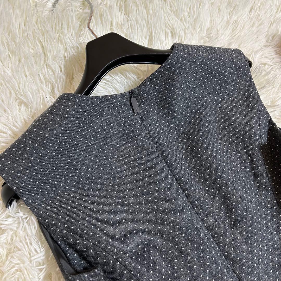 極美品✨ルネ 24年 定価8.8万 ウール90%秋冬◎ロングワンピース