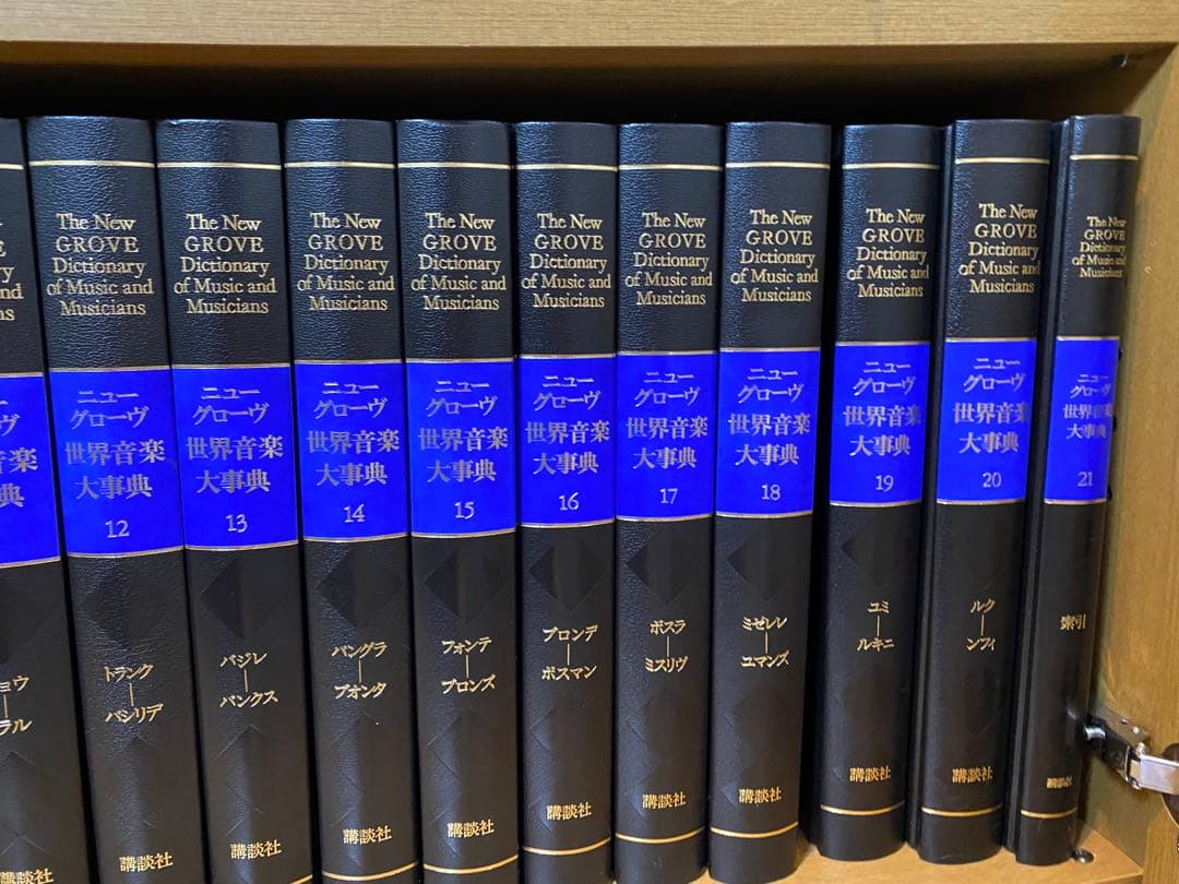 ニューグローブ世界音楽大辞典】 全21巻 講談社 - メルカリ