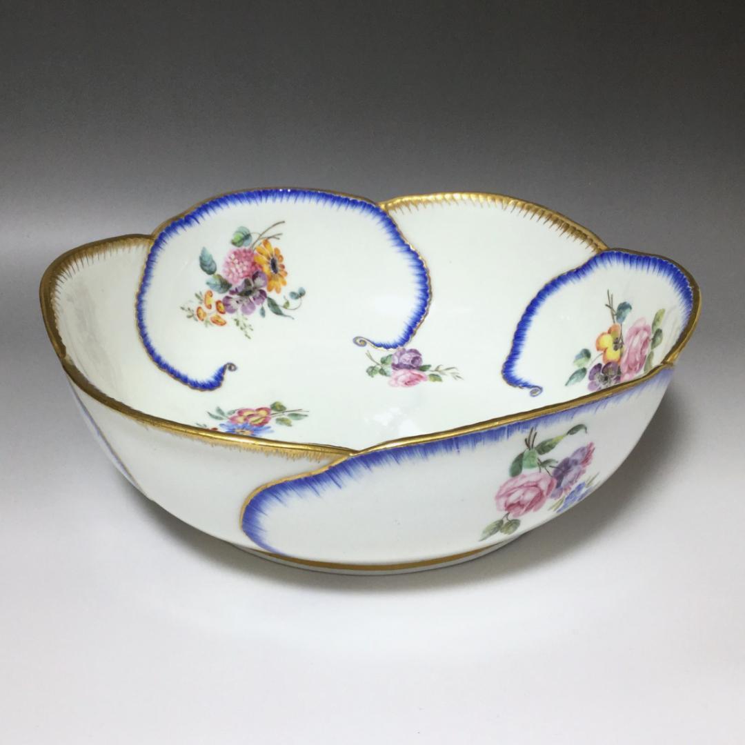 セーブル Sevres 1760年 キャベツの葉パターン サラダボウル