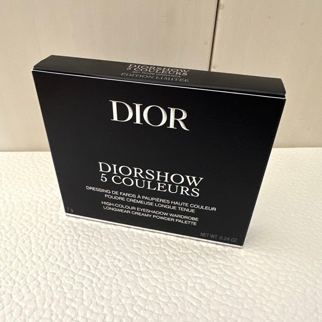 【新品】DIORディオールショウ サンククルール857ローズオーガンザ