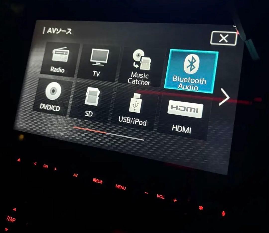 デリカD5 10.1インチ純正ナビ