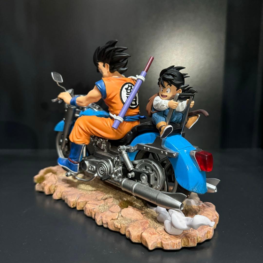 ドラゴンボール フィギュア バイク 悟空 悟飯 ガレージキット