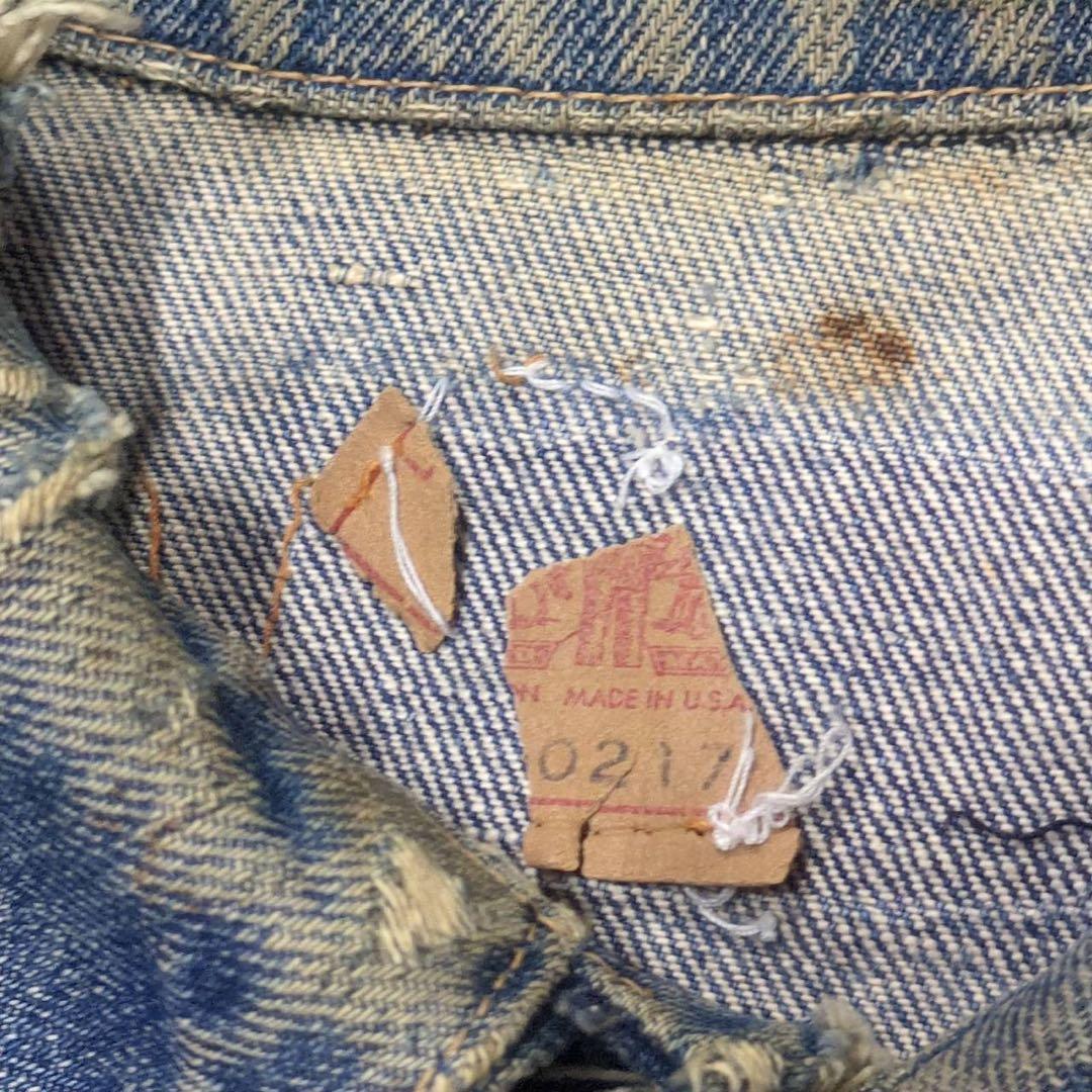 暇*人様 60s Levi's Big E 不均等V 70505 ビッグE 52