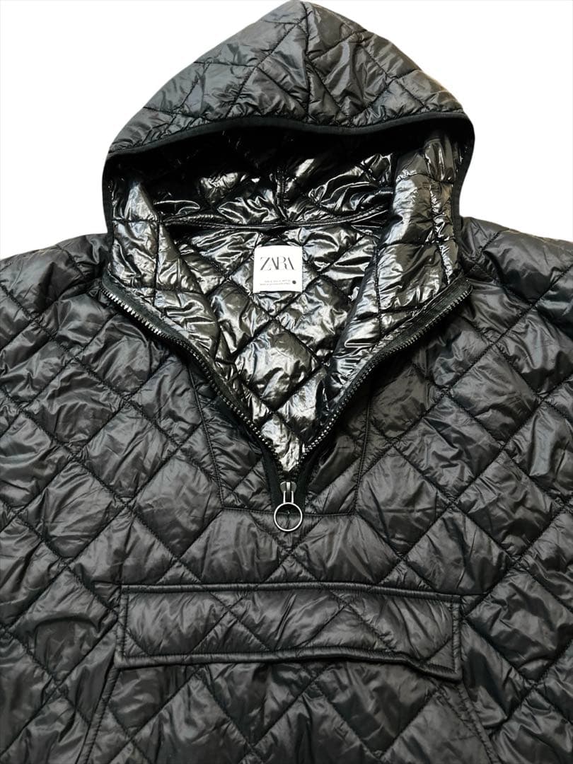 ZARA LIMITED EDITION オーバーサイズキルティングポンチョ撥水