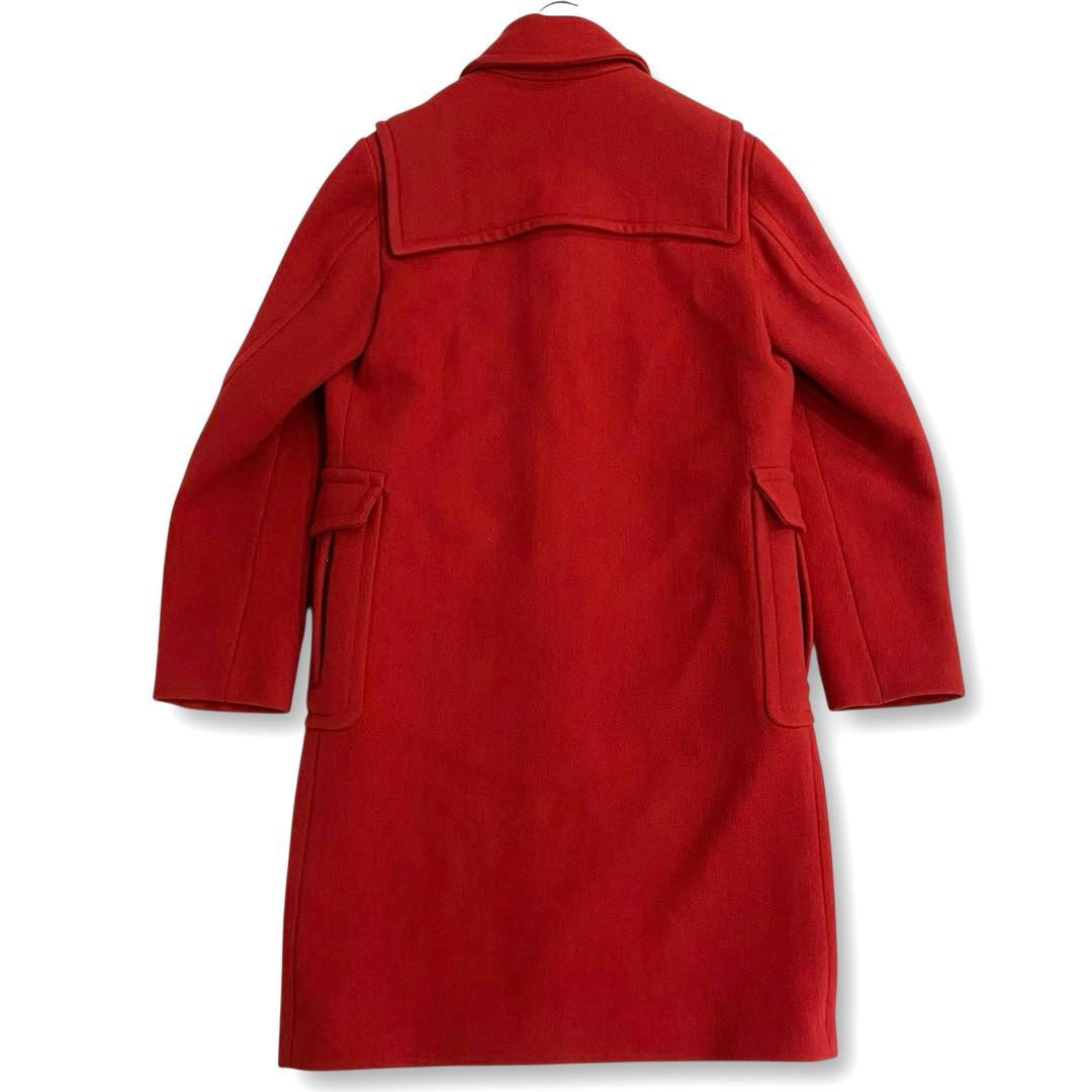 15-16AW☆ミケーレ期☆グッチ ダッフルコート 赤 メンズ 48 イタリア製