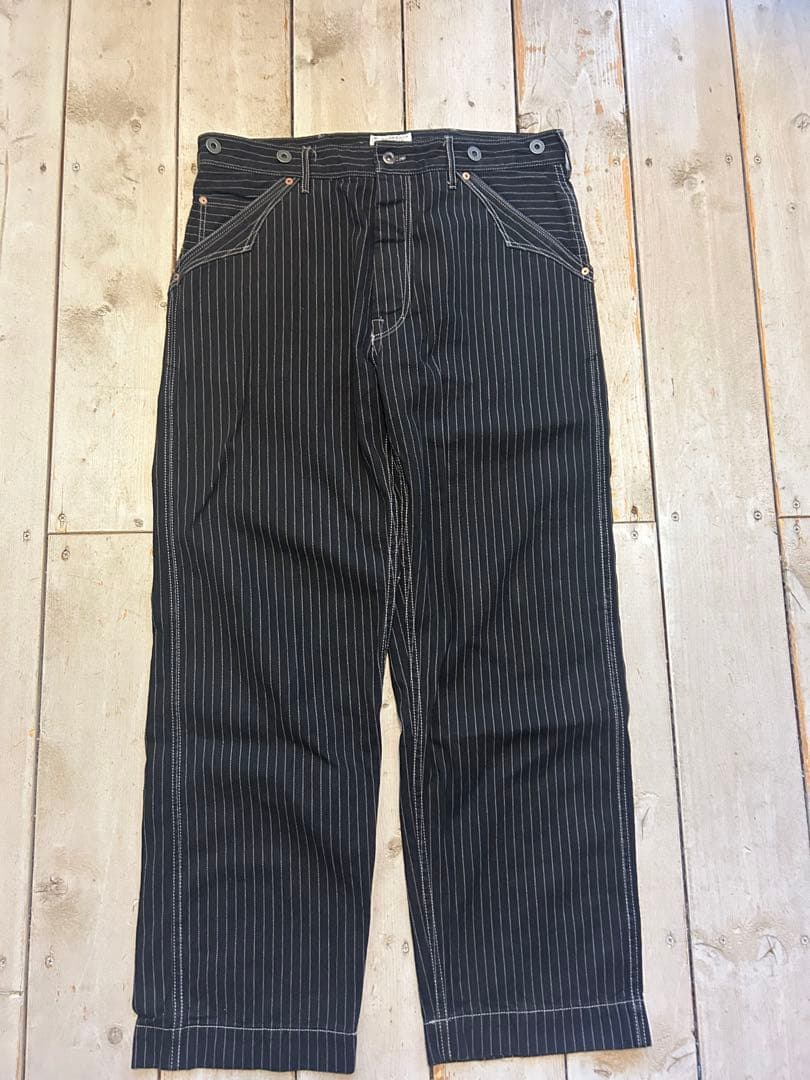 Schott ヒッコリーデニムブラック36