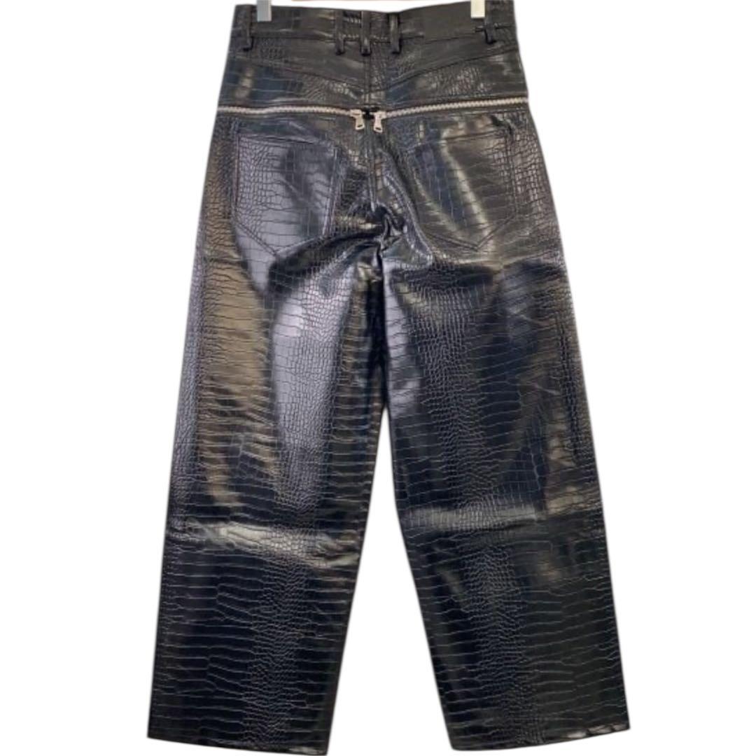 goar.archive クロコレザーパンツ