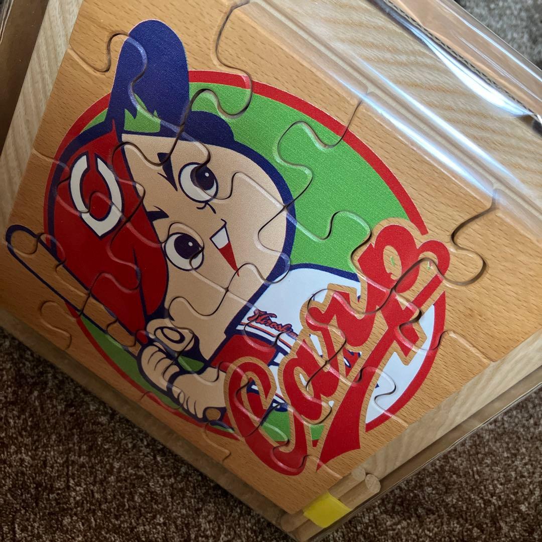 広島東洋カープ ジグソーパズル 木製　知育　レア　希少