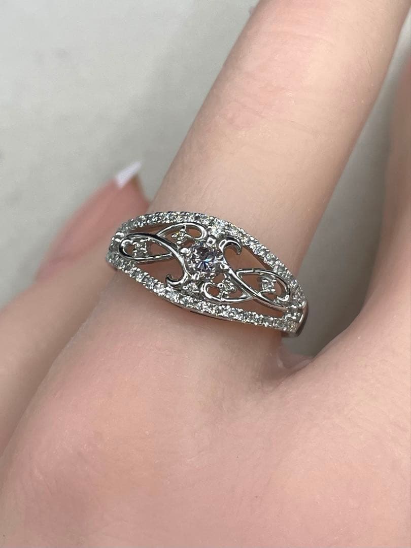 専用JL220☆高級 ダイヤモンド0.466ct プラチナ リング 鑑別付