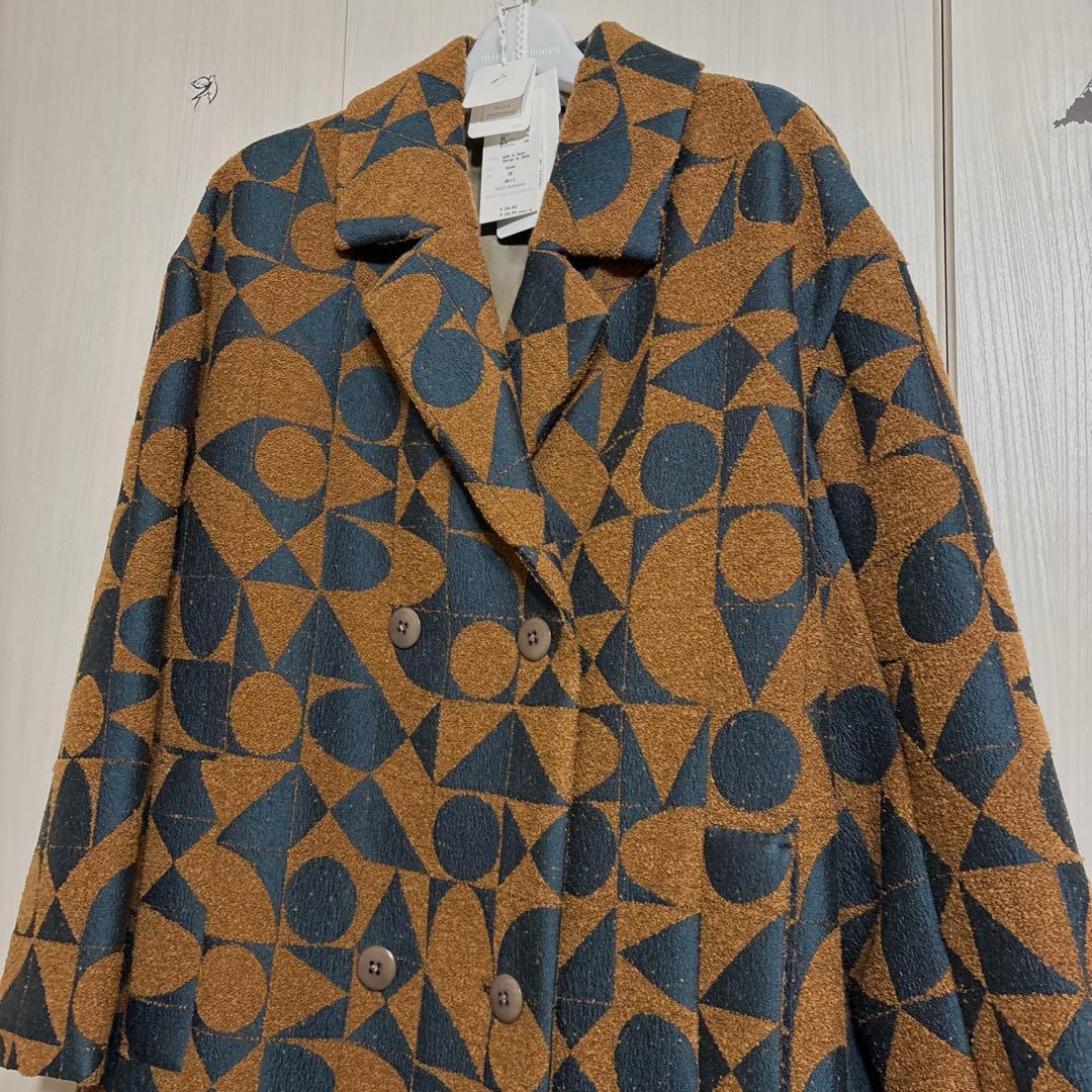 未使用　ミナペルホネンコート　watesound 希少　レア