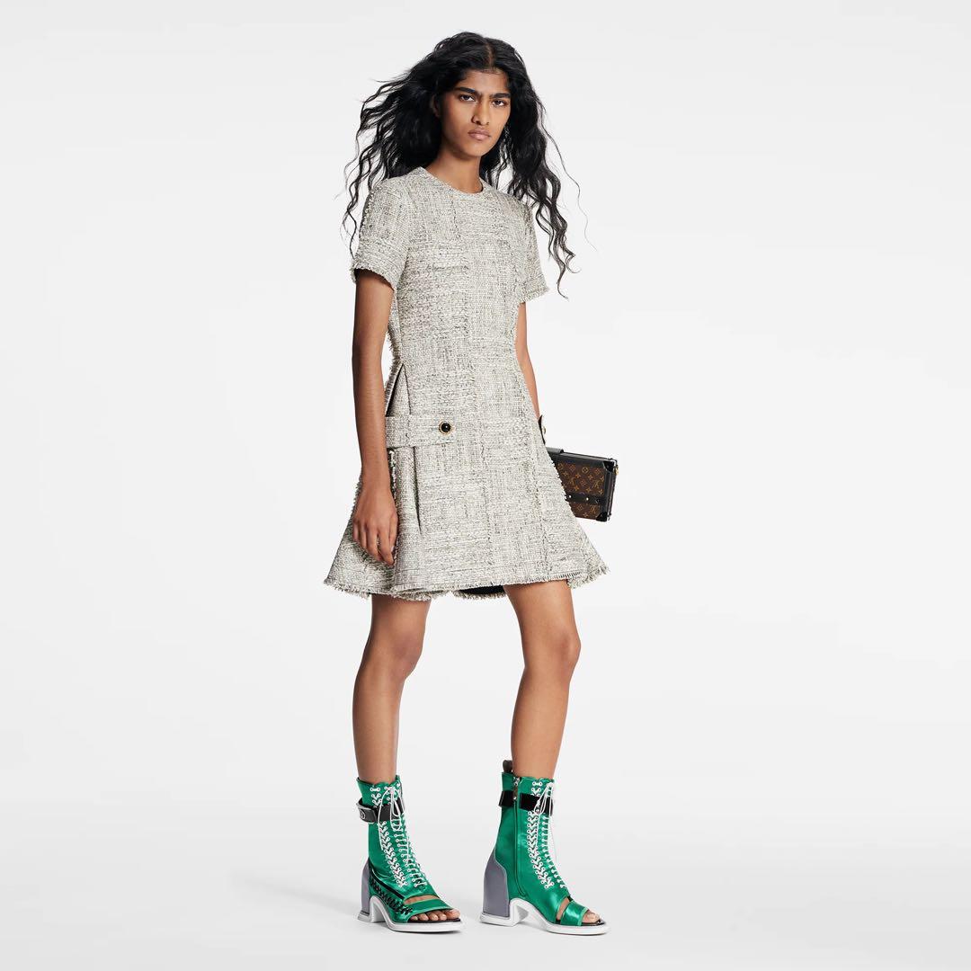 【年末セール】31日まで 新品未使用 ルイヴィトン ローツイードスケータードレス