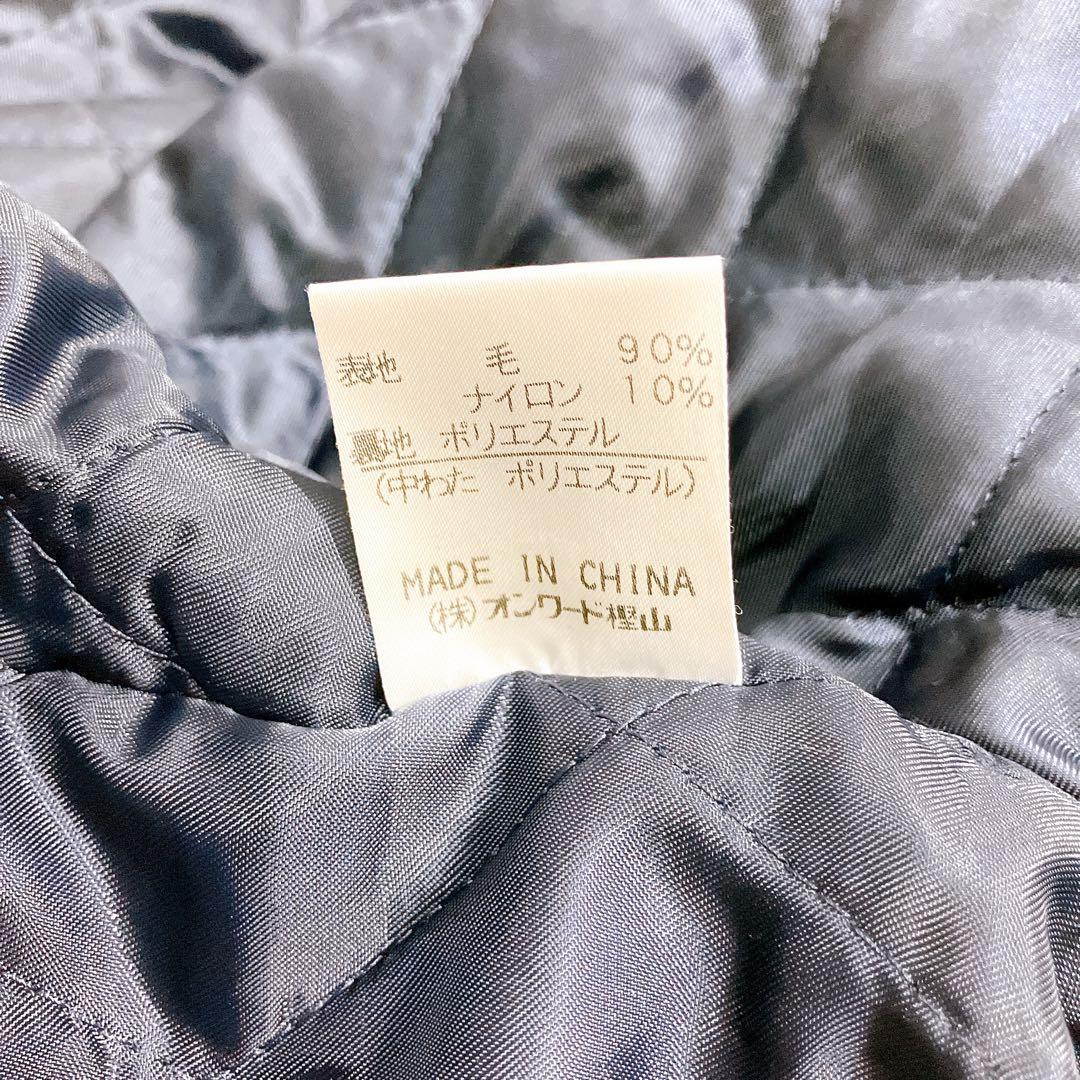 逸品】J.PRESS ロングダッフルコート 裏キルト トグル ネイビー