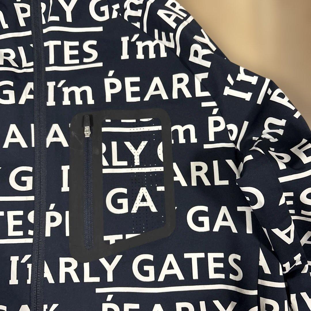 【美品】PEARLY GATES ロゴプリントジャケット