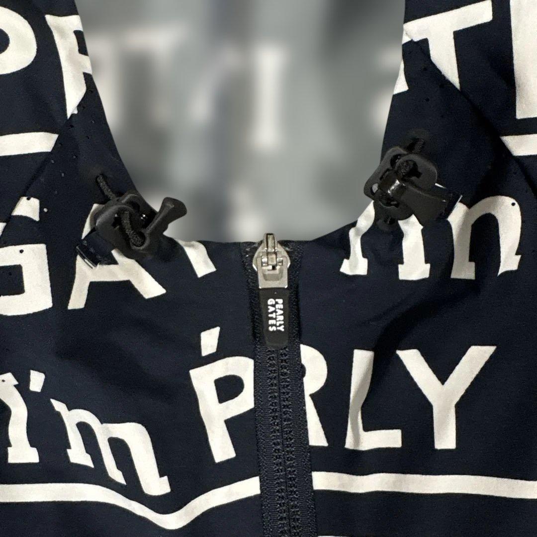 【美品】PEARLY GATES ロゴプリントジャケット